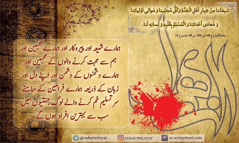 حضرت زہرا سلام اللہ علیہا کے محبین کا مقام